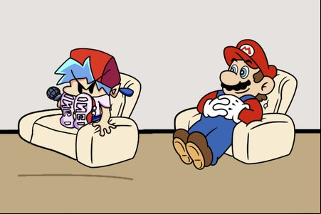 FNF: Mario on a Chair (Friday Night Sittin')
